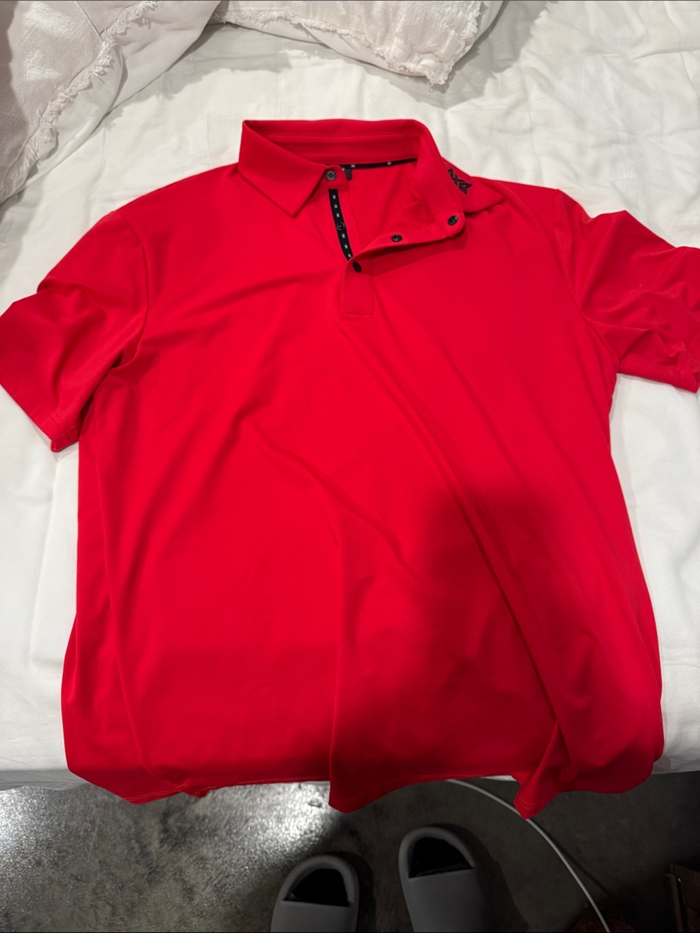 PXG Men's Bright Red Performance Polo